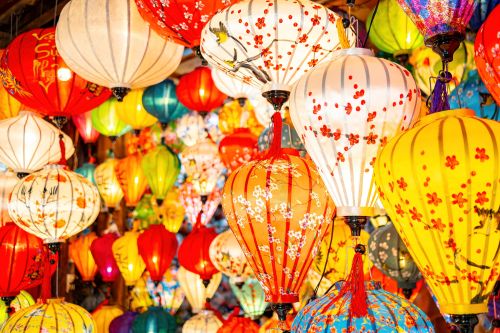 ホイアン散策・ランタン
